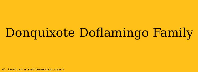 Donquixote Doflamingo Family