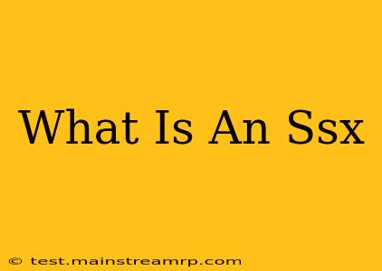 What Is An Ssx