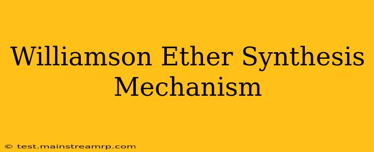 Williamson Ether Synthesis Mechanism